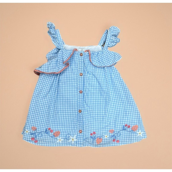 Joie - Girl Sleeveless Fruits & Floral Embroidered Dress - Size:‎ 4T - Picture 1 of 6